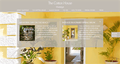 Desktop Screenshot of cottonhouse.net