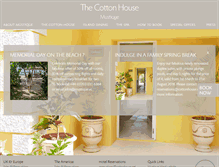 Tablet Screenshot of cottonhouse.net