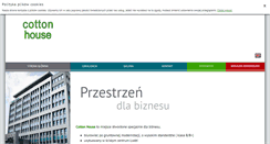 Desktop Screenshot of cottonhouse.com.pl